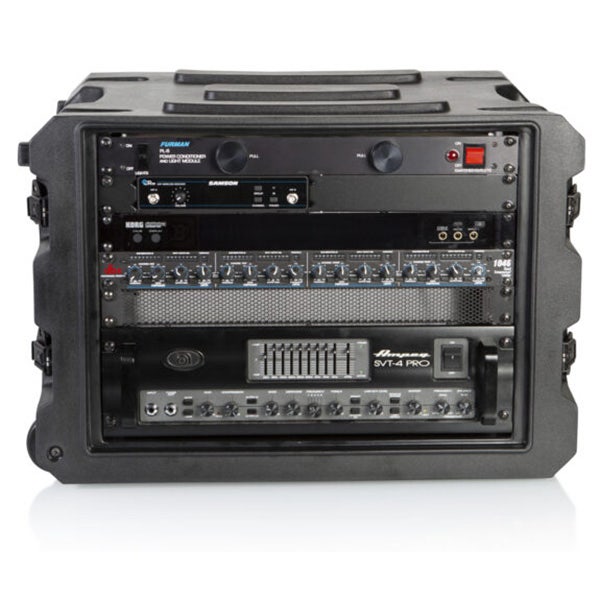 Gator Cases G-PROR-8U-19 8U, 19? Deep Molded Audio Rack; W/ Wheels