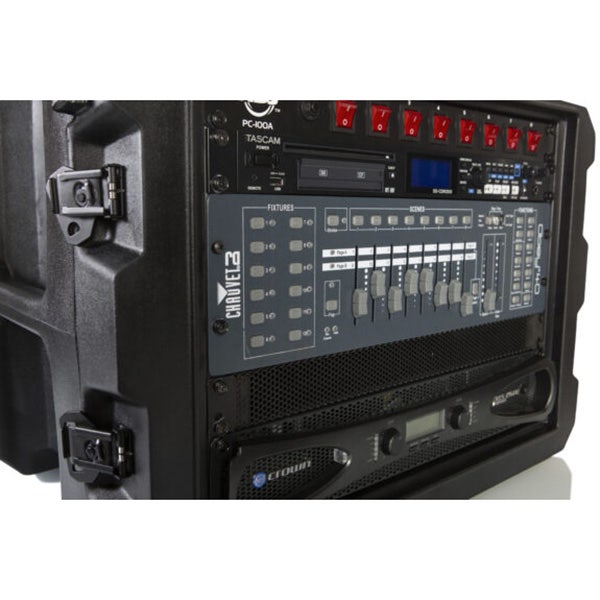 Gator Cases G-PROR-8U-19 8U, 19? Deep Molded Audio Rack; W/ Wheels