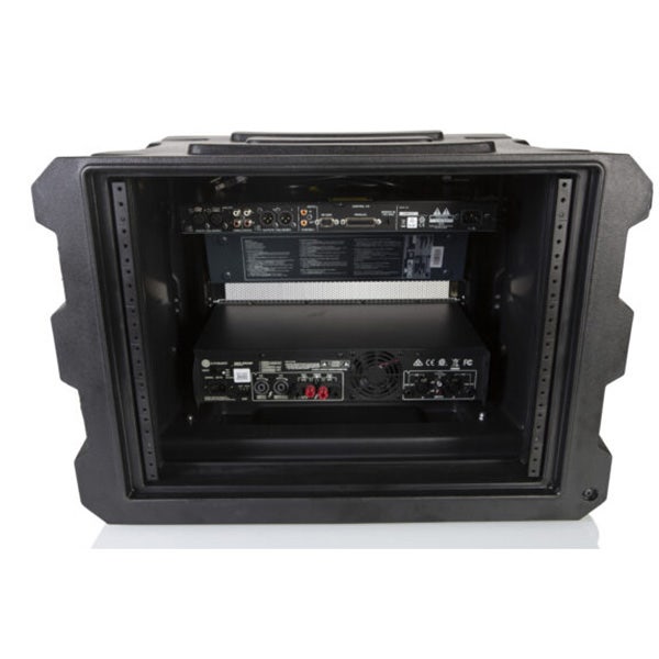 Gator Cases G-PROR-8U-19 8U, 19? Deep Molded Audio Rack; W/ Wheels