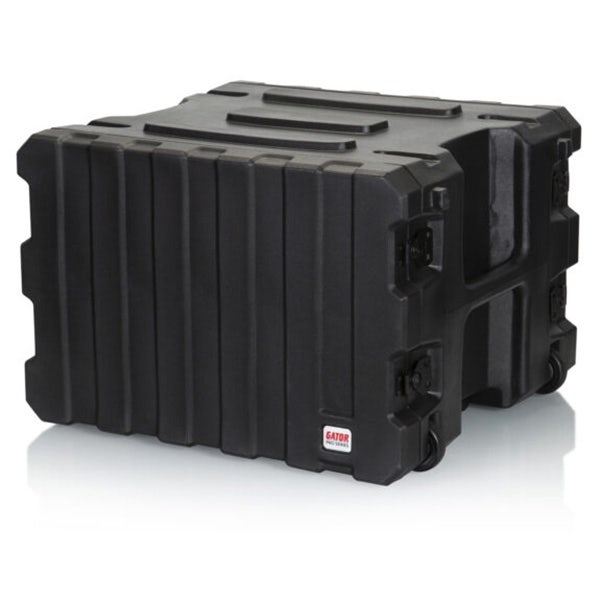 Gator Cases G-PROR-8U-19 8U, 19? Deep Molded Audio Rack; W/ Wheels
