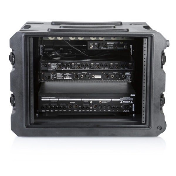 Gator Cases G-PROR-8U-19 8U, 19? Deep Molded Audio Rack; W/ Wheels