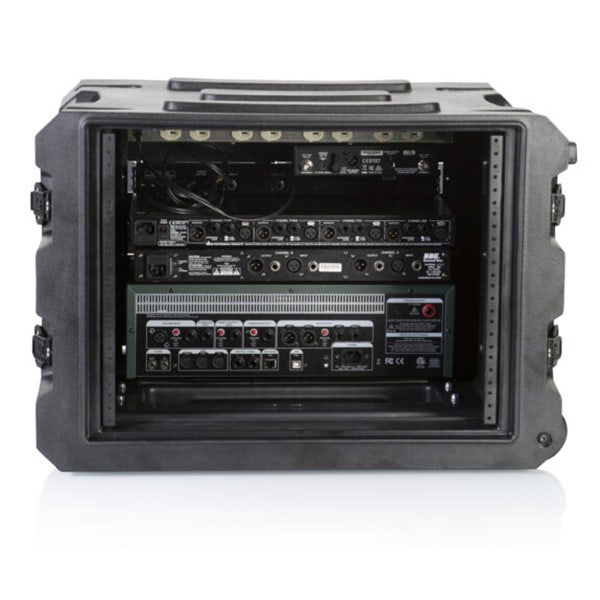Gator Cases G-PROR-8U-19 8U, 19? Deep Molded Audio Rack; W/ Wheels