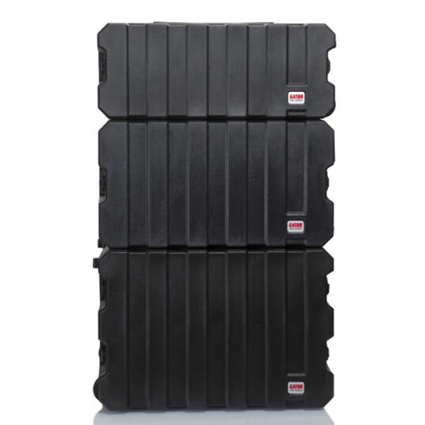 Gator Cases G-PROR-8U-19 8U, 19? Deep Molded Audio Rack; W/ Wheels