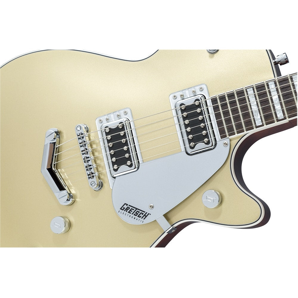 Gretsch G5220 Electromatic Jet BT Single-Cut Electric Guitar, V-Stoptail, Black Walnut Fingerboard - Casino Gold