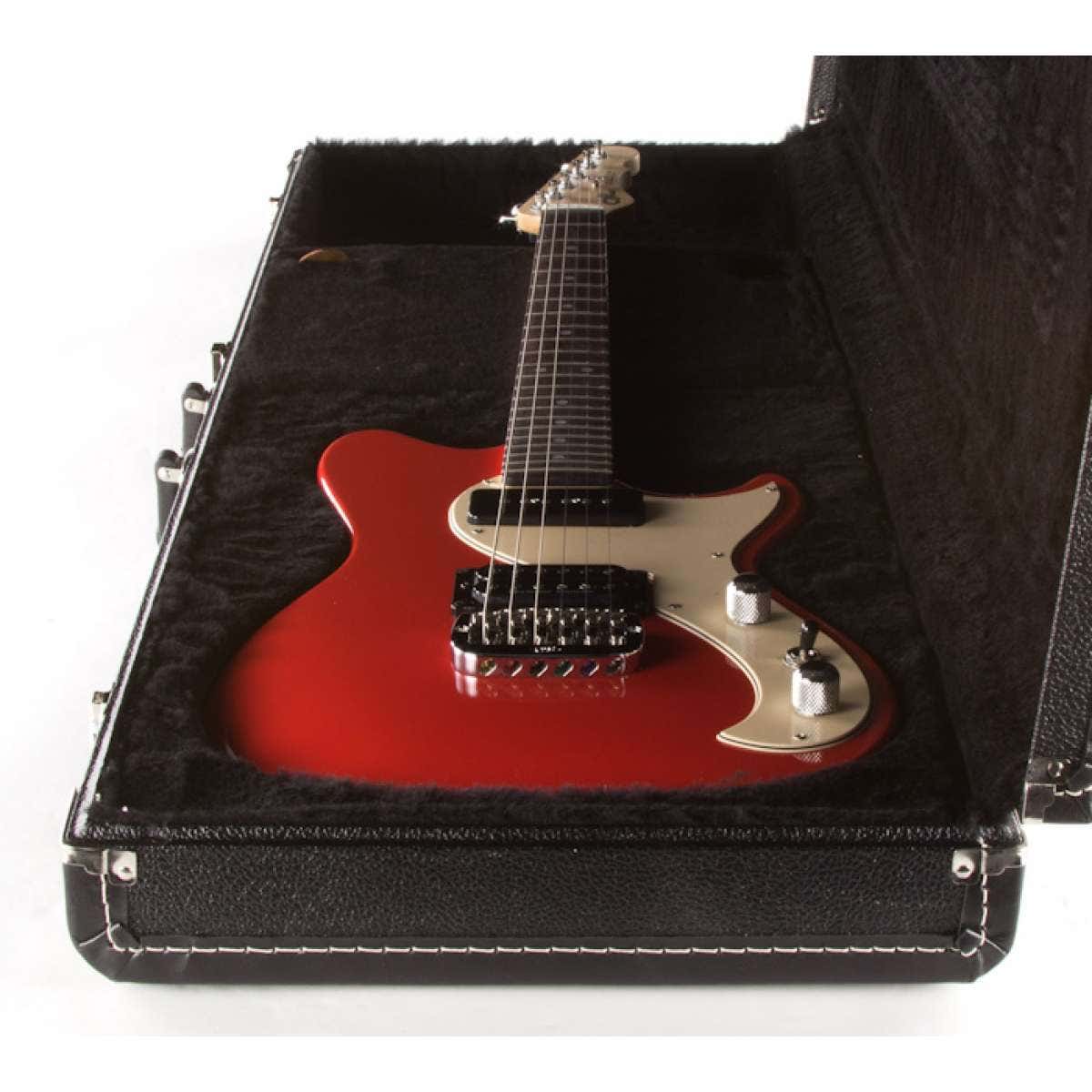 G&L USA Fallout Electric Guitar, Rosewood Fingerboard, Hard Case - Fullerton Red