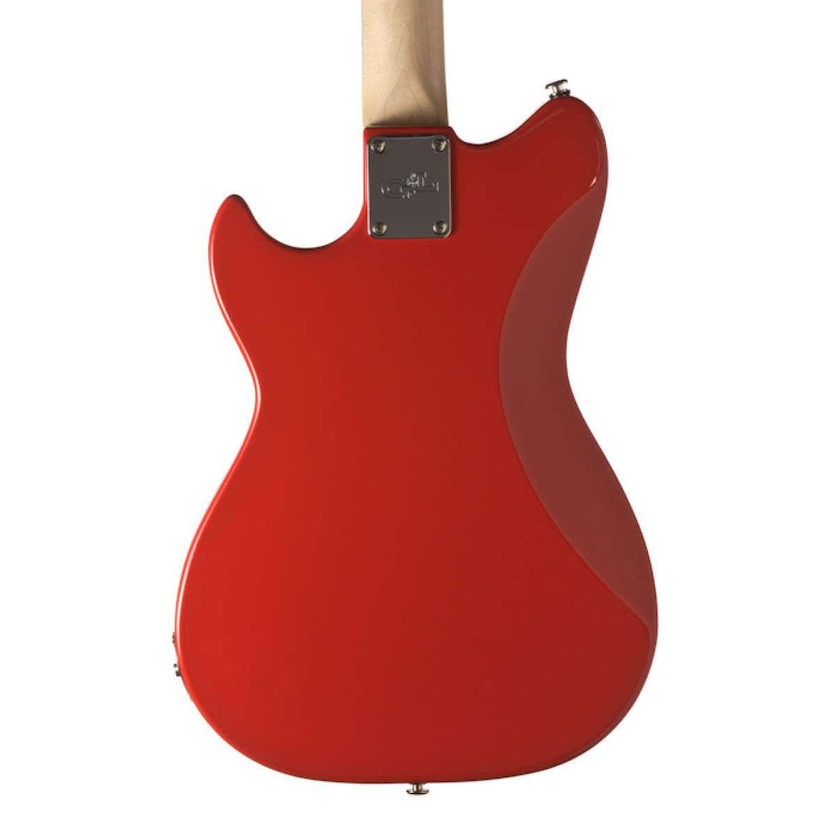 G&L USA Fallout Electric Guitar, Rosewood Fingerboard, Hard Case - Fullerton Red