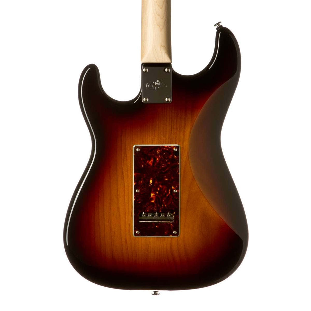 G&L USA Legacy Electric Guitar, Rosewood Fingerboard, Hard Case - 3-Tone Sunburst