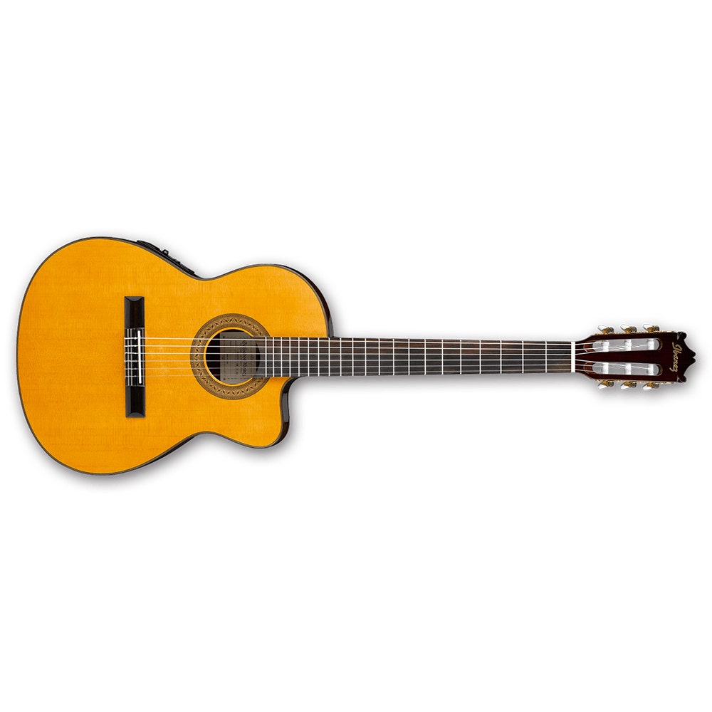Ibanez GA5TCE Thinline Cutaway Classical Acoustic-Electric Guitar - Natural (B-STOCK)