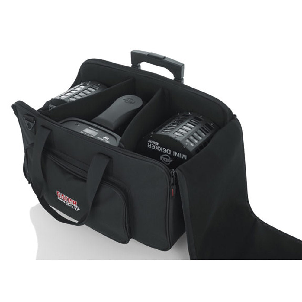 Gator Cases G-LIGHTBAG-1911W LED PAR Lighting Tote Bag W/ Wheels
