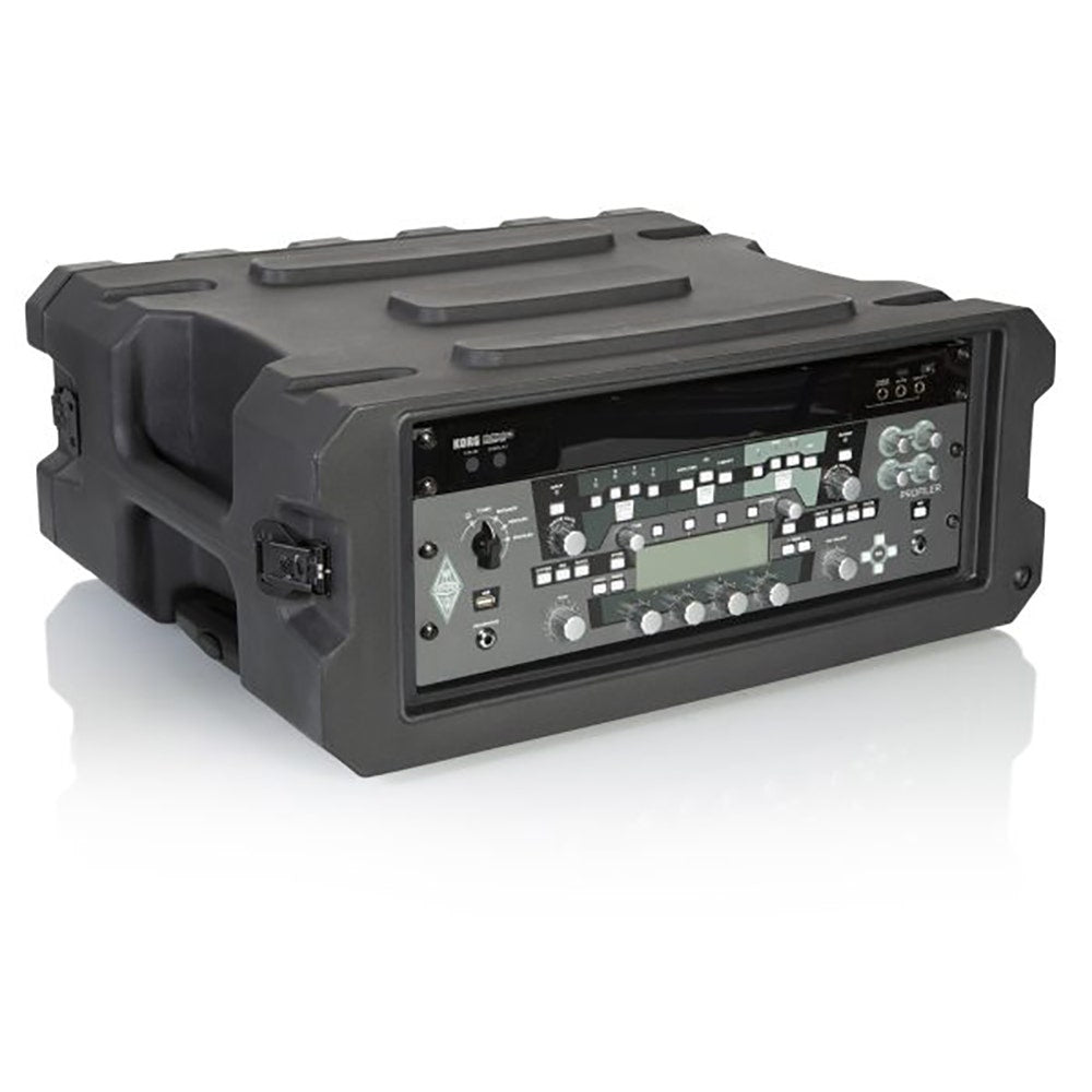 Gator Cases G-PROR-4U-19 Pro Series 4U Roto-Molded Rolling Rack Case