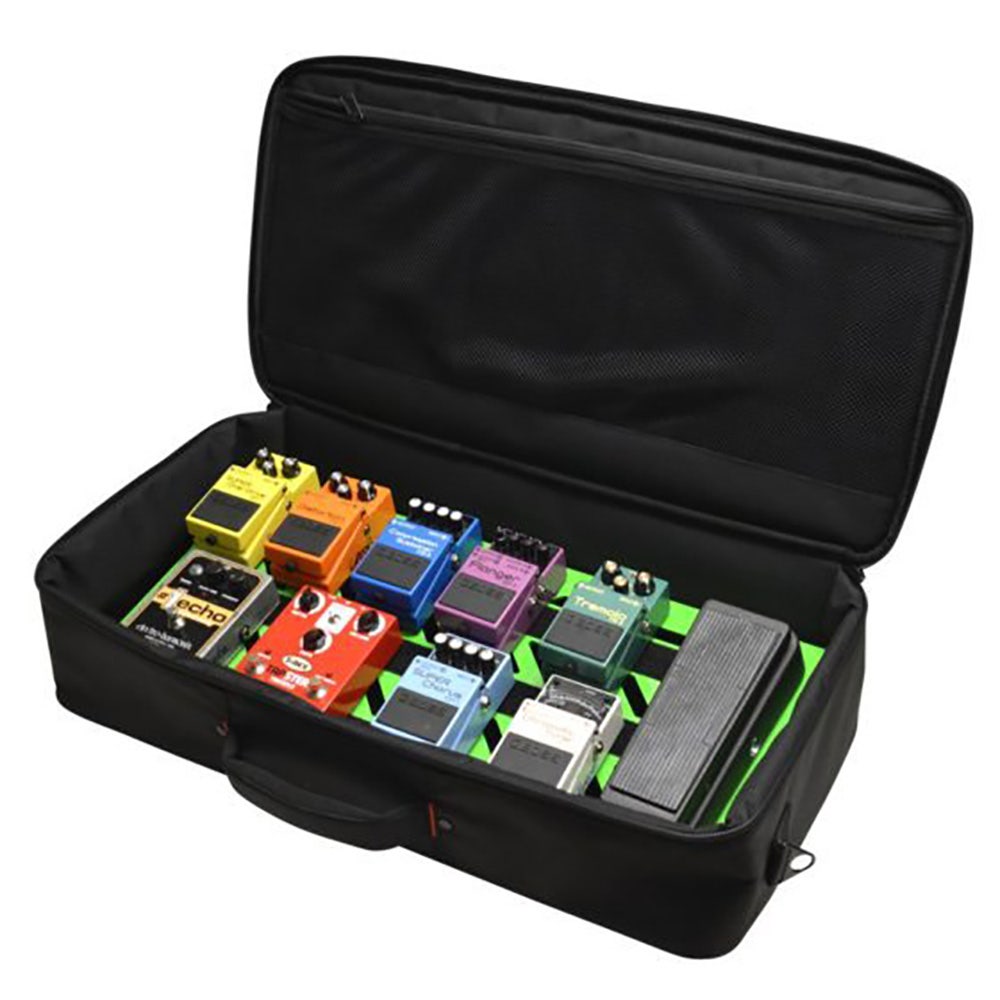 Gator Cases GPB-BAK-GR Large Pedal Board with Carry Bag - Green Finish