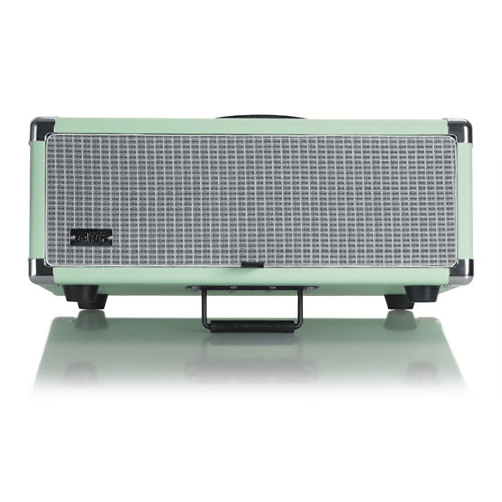 Gator Cases Retro Rack Series GR-RETRORACK-3SG Vintage Amp Vibe Rack Case, 3U Seafoam Green