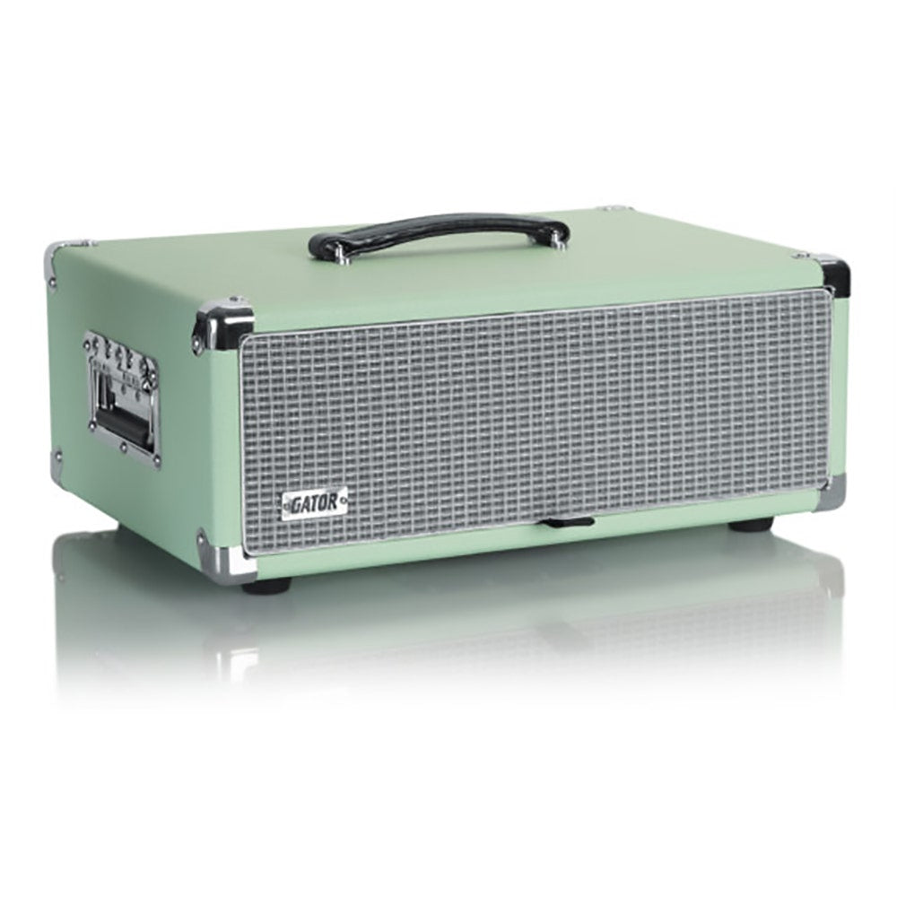 Gator Cases Retro Rack Series GR-RETRORACK-3SG Vintage Amp Vibe Rack Case, 3U Seafoam Green