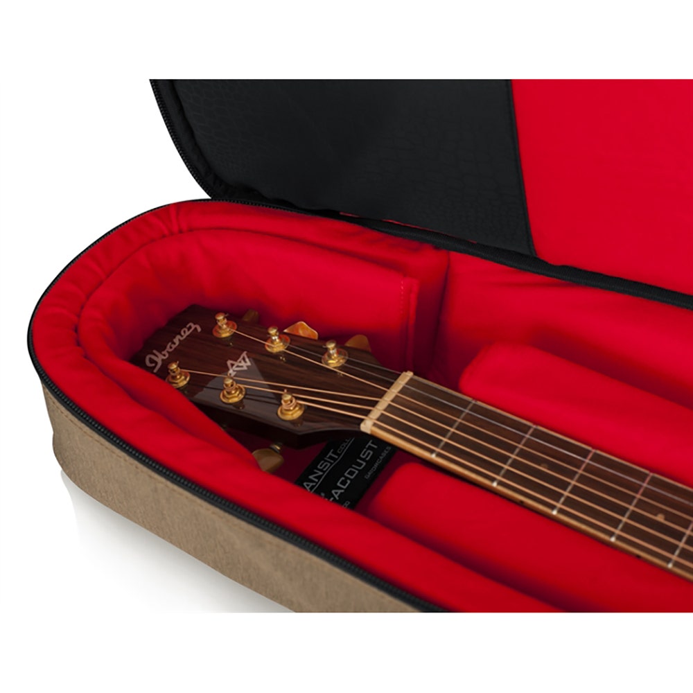 Gator Cases Transit Series Acoustic Guitar Gig Bag - Tan