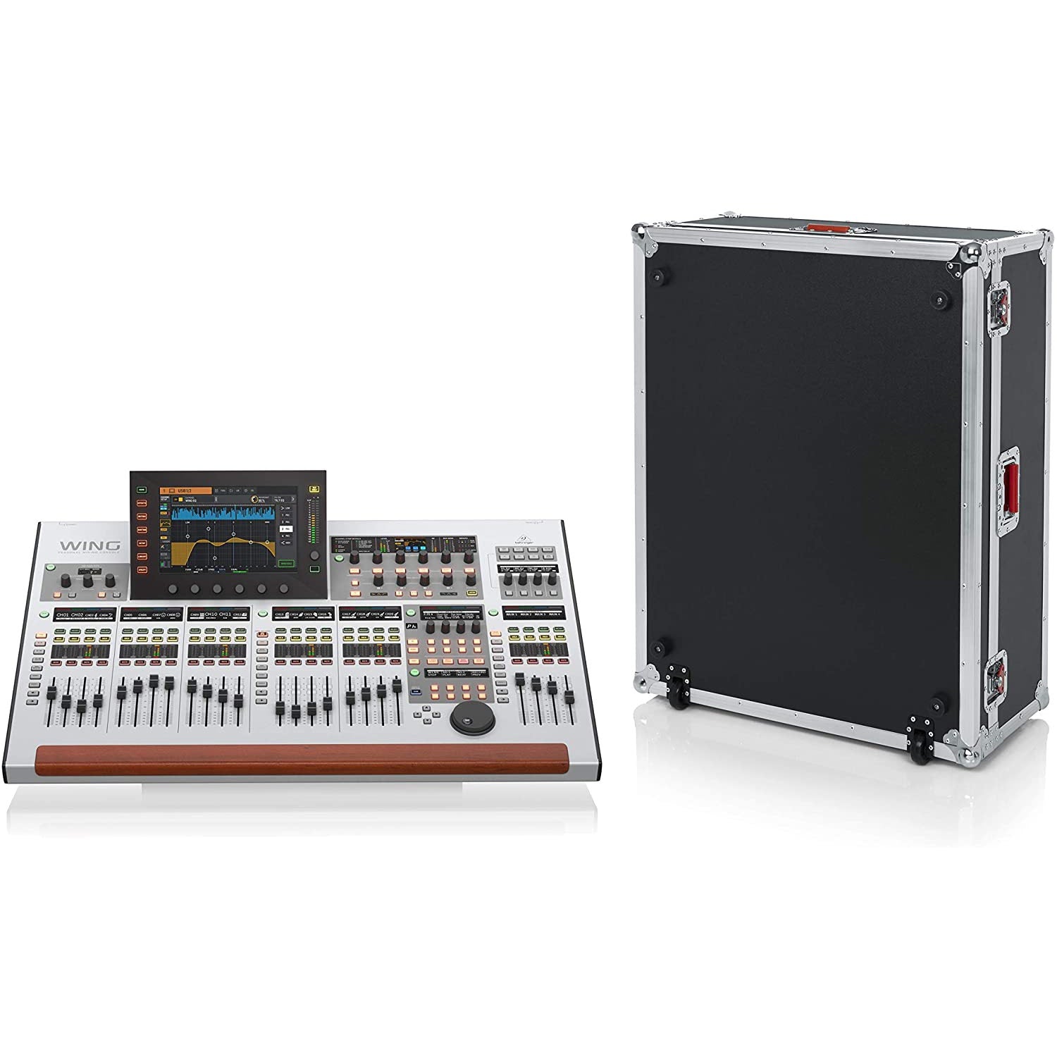 Gator Cases GTOURWINGNDH G-TOUR ATA Wood Flight Case For Behringer Wing Mixer