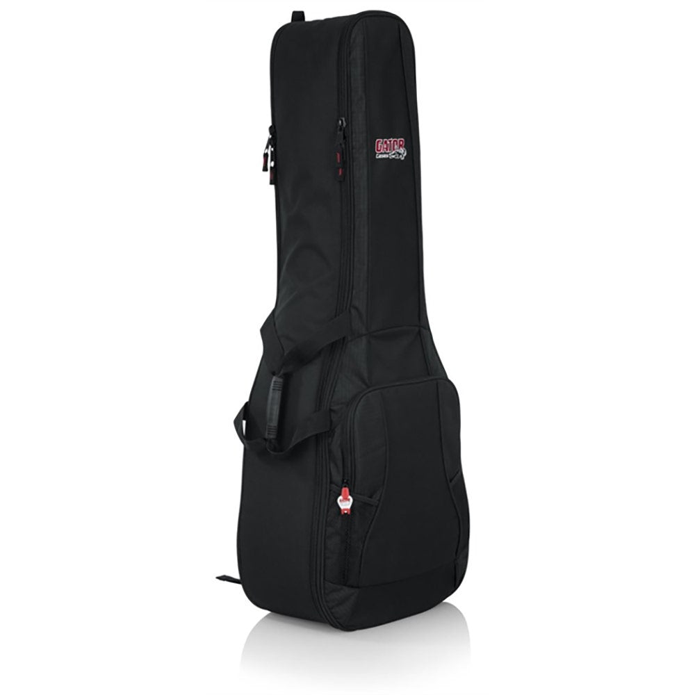 Gator GB-4G-ACOUELECT Electric & Acoustic Double Padded Guitar Gig Bag w/ Backpack Straps