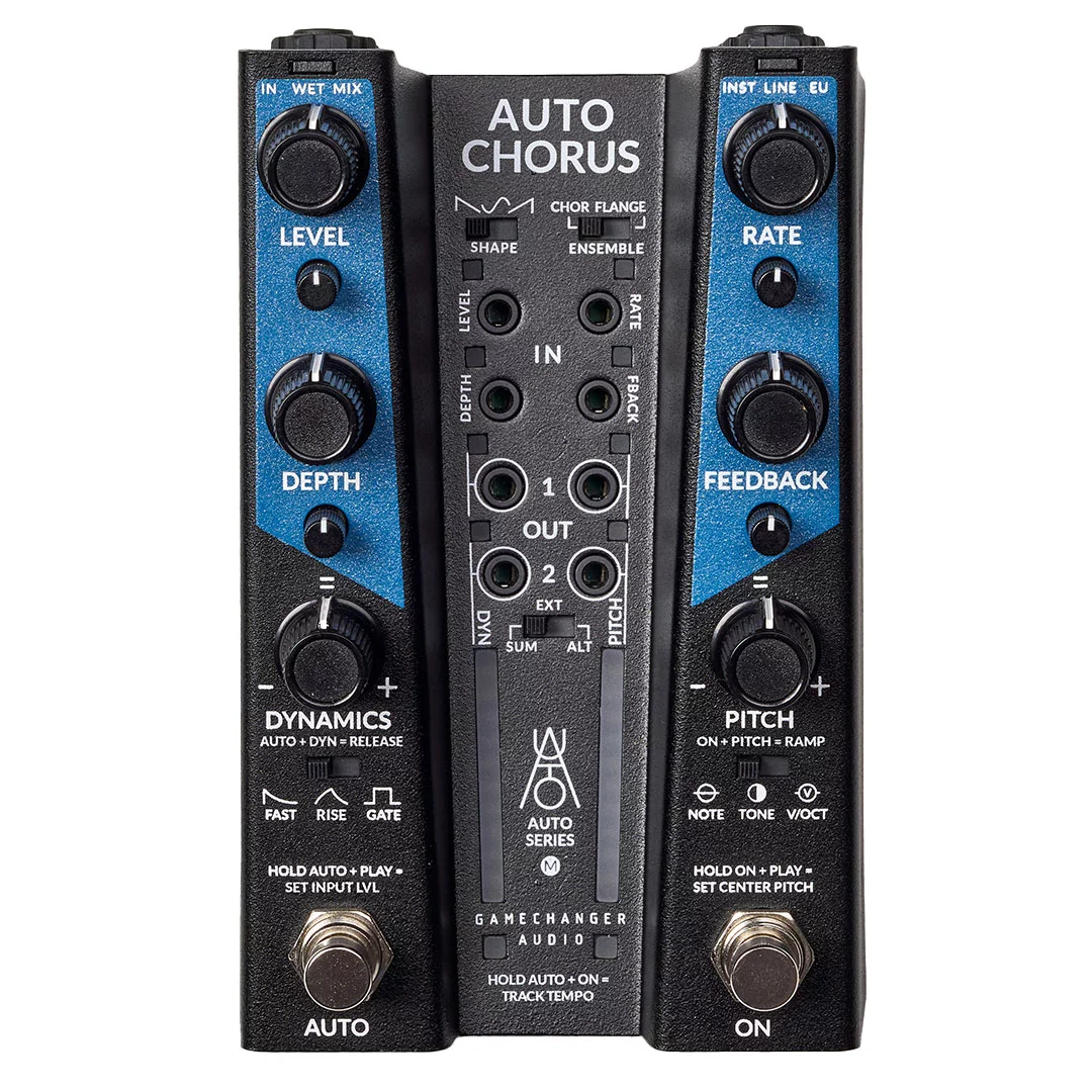 Gamechanger Audio AUTO Series Chorus Pitch-Responsive Dynamic Chorus Guitar Effect Pedal
