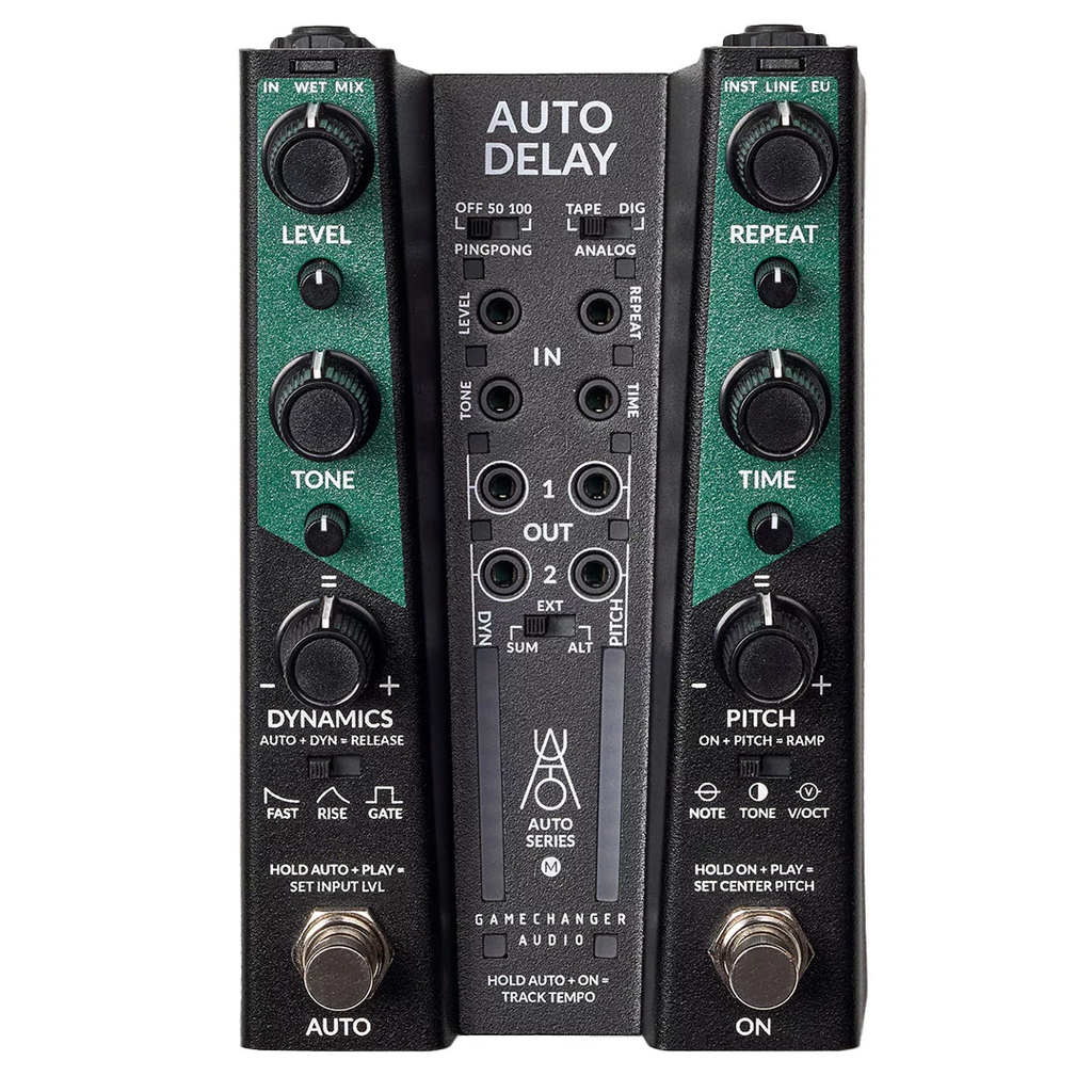 Gamechanger Audio AUTO Series Delay Pitch-Responsive Dynamic Delay Guitar Effect Pedal