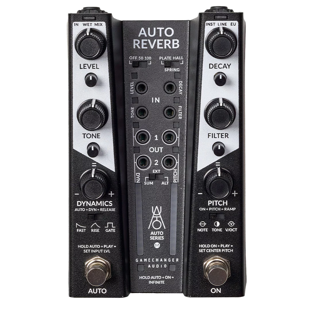 Gamechanger Audio AUTO Series Reverb Pitch-Responsive Dynamic Reverb Guitar Effect Pedal