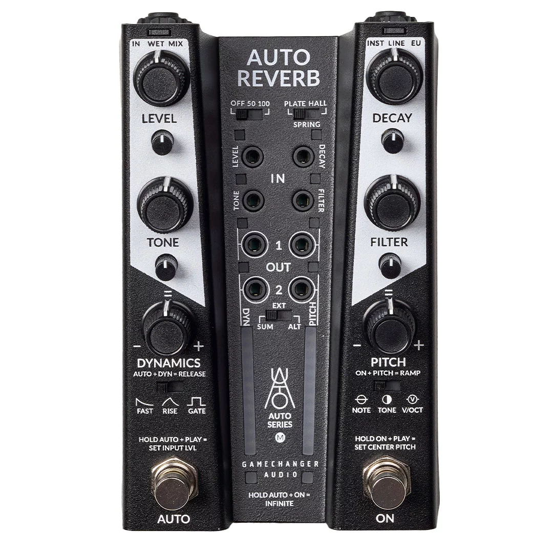 Gamechanger Audio AUTO Series Reverb Pitch-Responsive Dynamic Reverb Guitar Effect Pedal