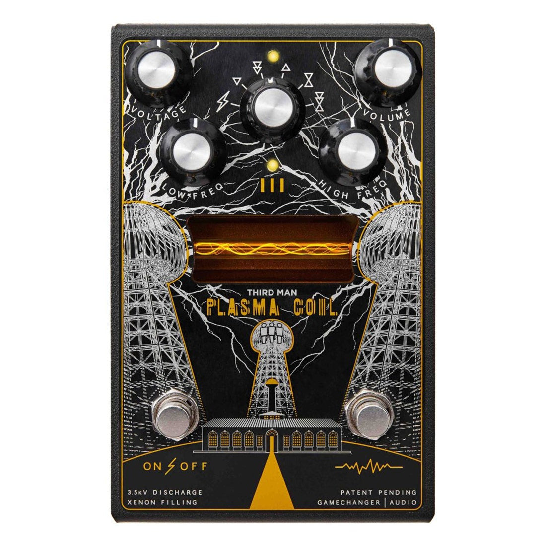 Gamechanger Audio Third Man Records Plasma Coil High Voltage Distortion / Octave Pedal