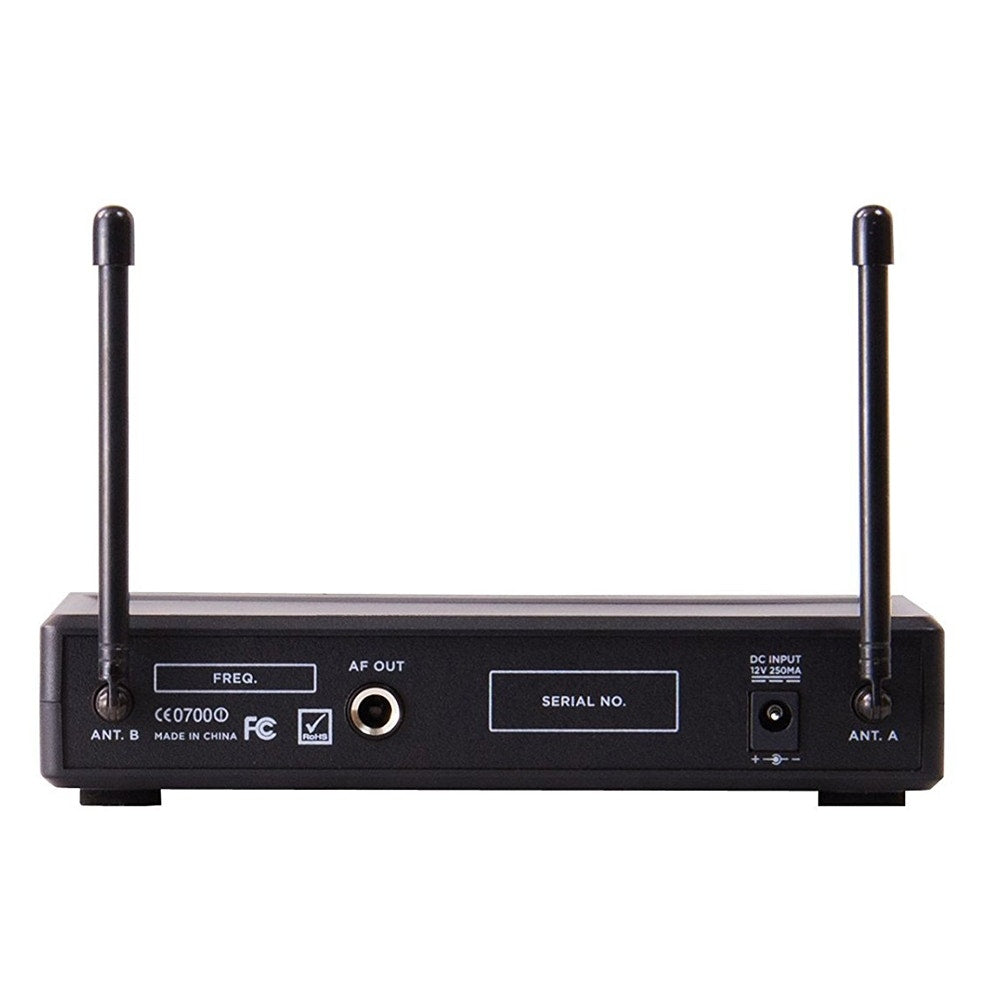 Gemini UHF-02M 2-Channel Wireless Microphone System; S12 (Open Box)