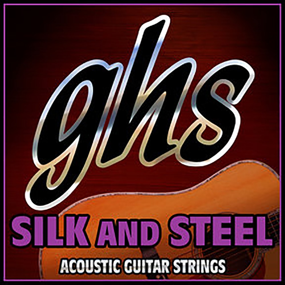 GHS 600 Silk and Steel 12-String Acoustic Guitar Strings, Light, 10-42
