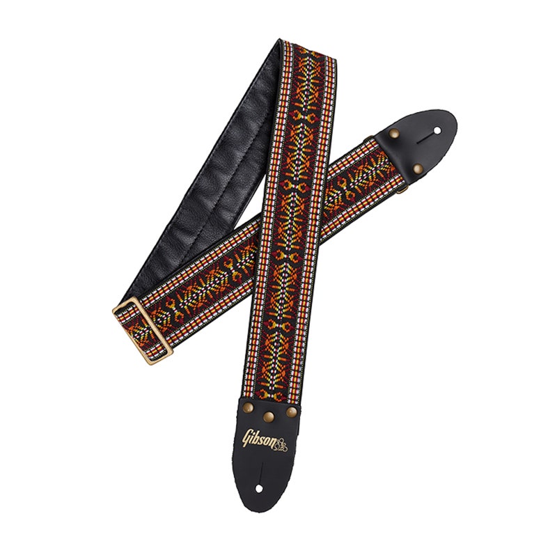 Gibson Guitars 'The Ember' 2-Inch Wide Guitar Strap, 34"-60" Length