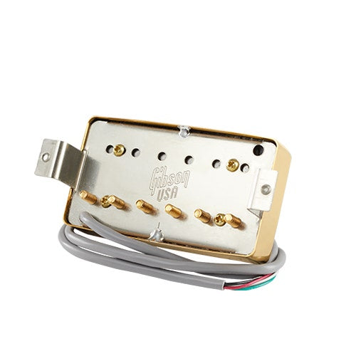 Gibson Guitars IM98T-GH 498T "Hot Alnico" Bridge Guitar Pickup, Gold Cover