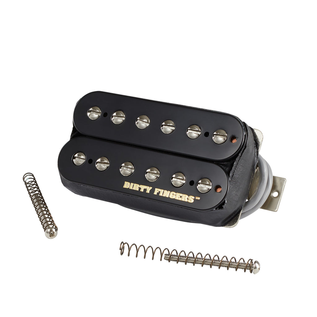 Gibson Dirty Fingers SM Ceramic 8 Humbucker Guitar Pickup, Open-Coil Double Black