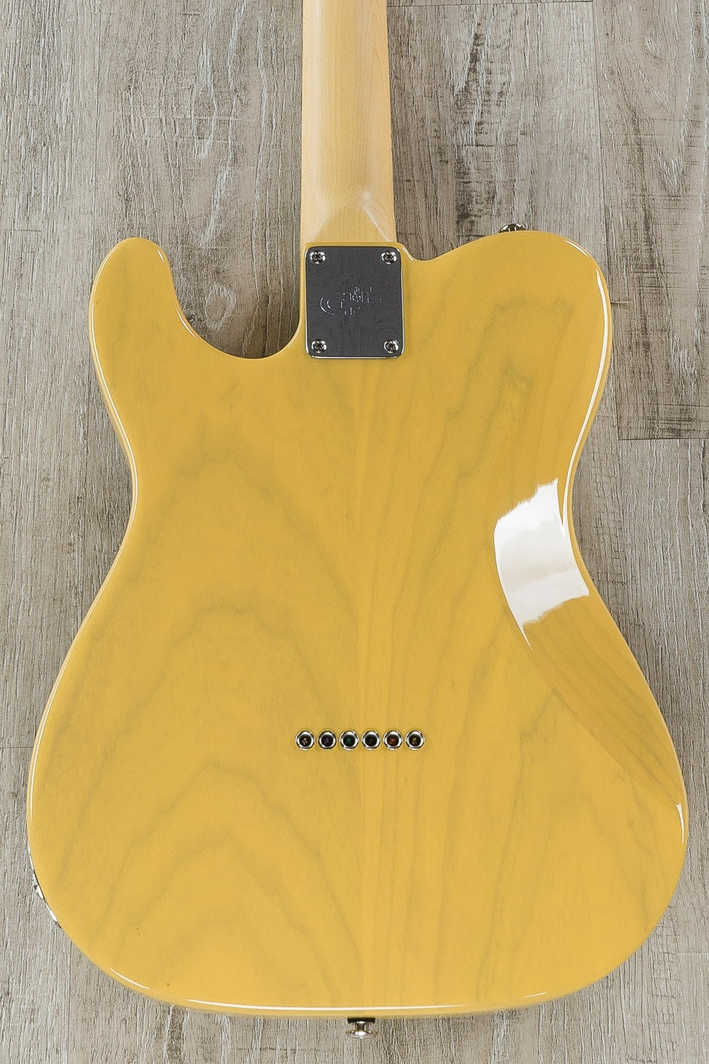 G&L USA ASAT Classic Bluesboy Electric Guitar, Maple Fretboard, Swamp Ash Body, Hard Case - Butterscotch Blonde