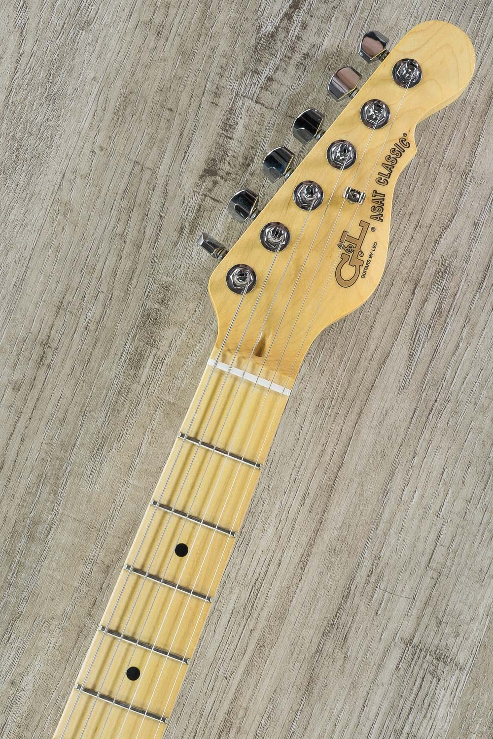 G&L USA ASAT Classic Bluesboy Electric Guitar, Maple Fretboard, Swamp Ash Body, Hard Case - Butterscotch Blonde