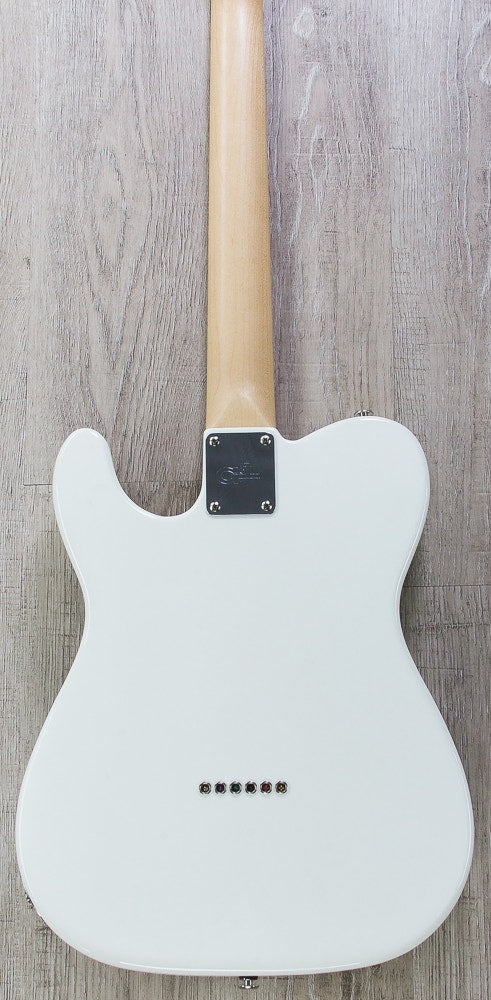 G&L USA ASAT Classic Thinline Electric Guitar, Maple Fingerboard, Hard Case - Alpine White (Open Box)