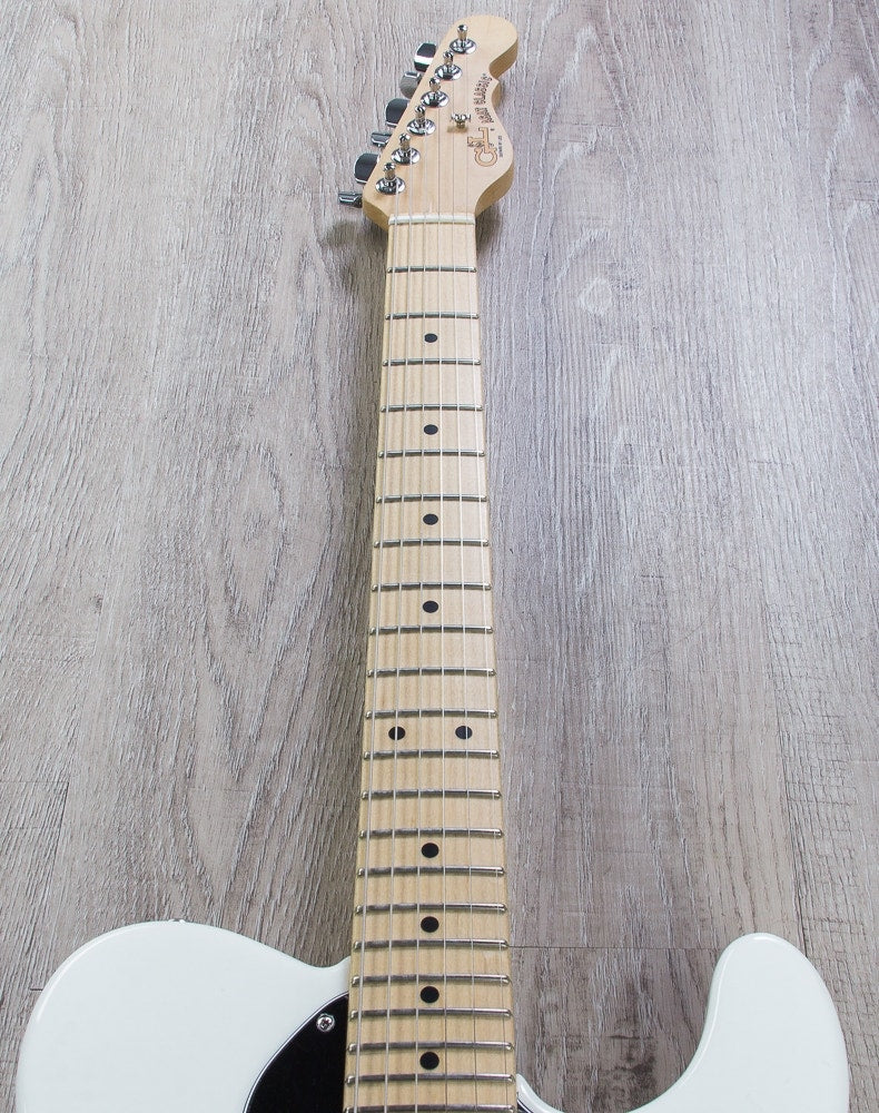 G&L USA ASAT Classic Thinline Electric Guitar, Maple Fingerboard, Hard Case - Alpine White (Open Box)
