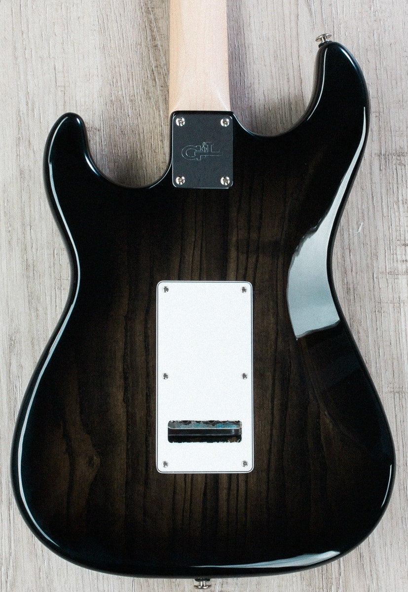 G&L USA Comanche Electric Guitar, Maple Fingerboard, Hard Case - Premiere Black Burst (Open Box)