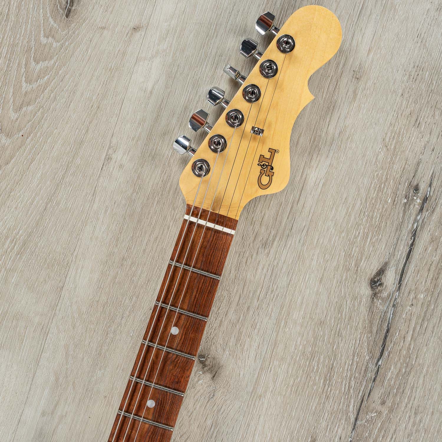 G&L Fullerton Deluxe Doheny HH Electric Guitar, Old School Tobacco Burst