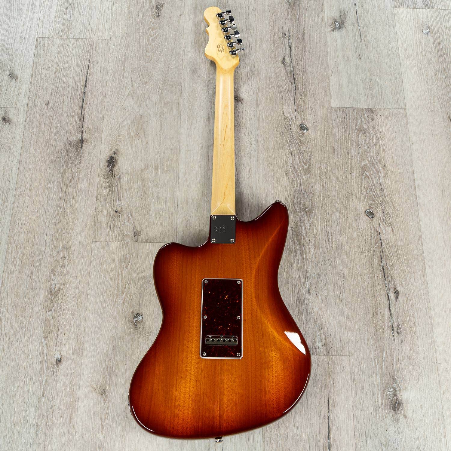 G&L Fullerton Deluxe Doheny HH Electric Guitar, Old School Tobacco Burst