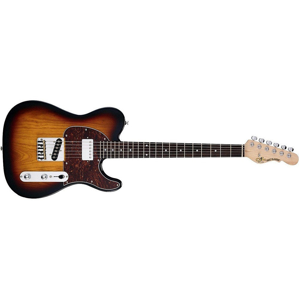 G&L Tribute ASAT Classic Bluesboy Electric Guitar, Brazilian Cherry Fingerboard, Tortoise Pickguard - 3-Tone Sunburst (B-STOCK)