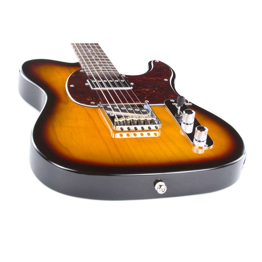 G&L Tribute ASAT Classic Bluesboy Electric Guitar, Brazilian Cherry Fingerboard, Tortoise Pickguard - 3-Tone Sunburst (B-STOCK)