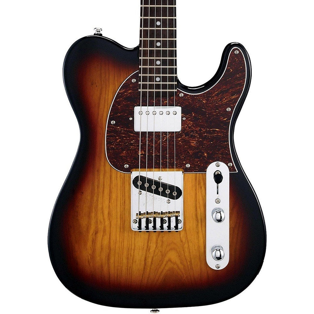 G&L Tribute ASAT Classic Bluesboy Electric Guitar, Brazilian Cherry Fingerboard, Tortoise Pickguard - 3-Tone Sunburst (B-STOCK)