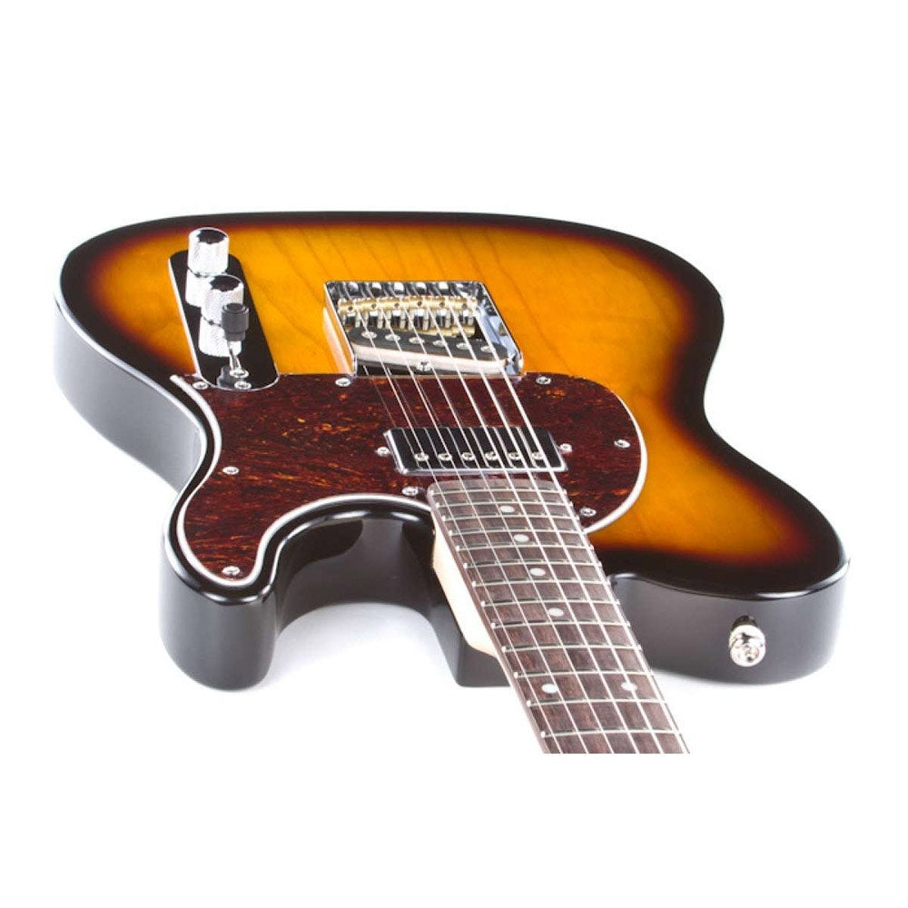G&L Tribute ASAT Classic Bluesboy Electric Guitar, Brazilian Cherry Fingerboard, Tortoise Pickguard - 3-Tone Sunburst (B-STOCK)