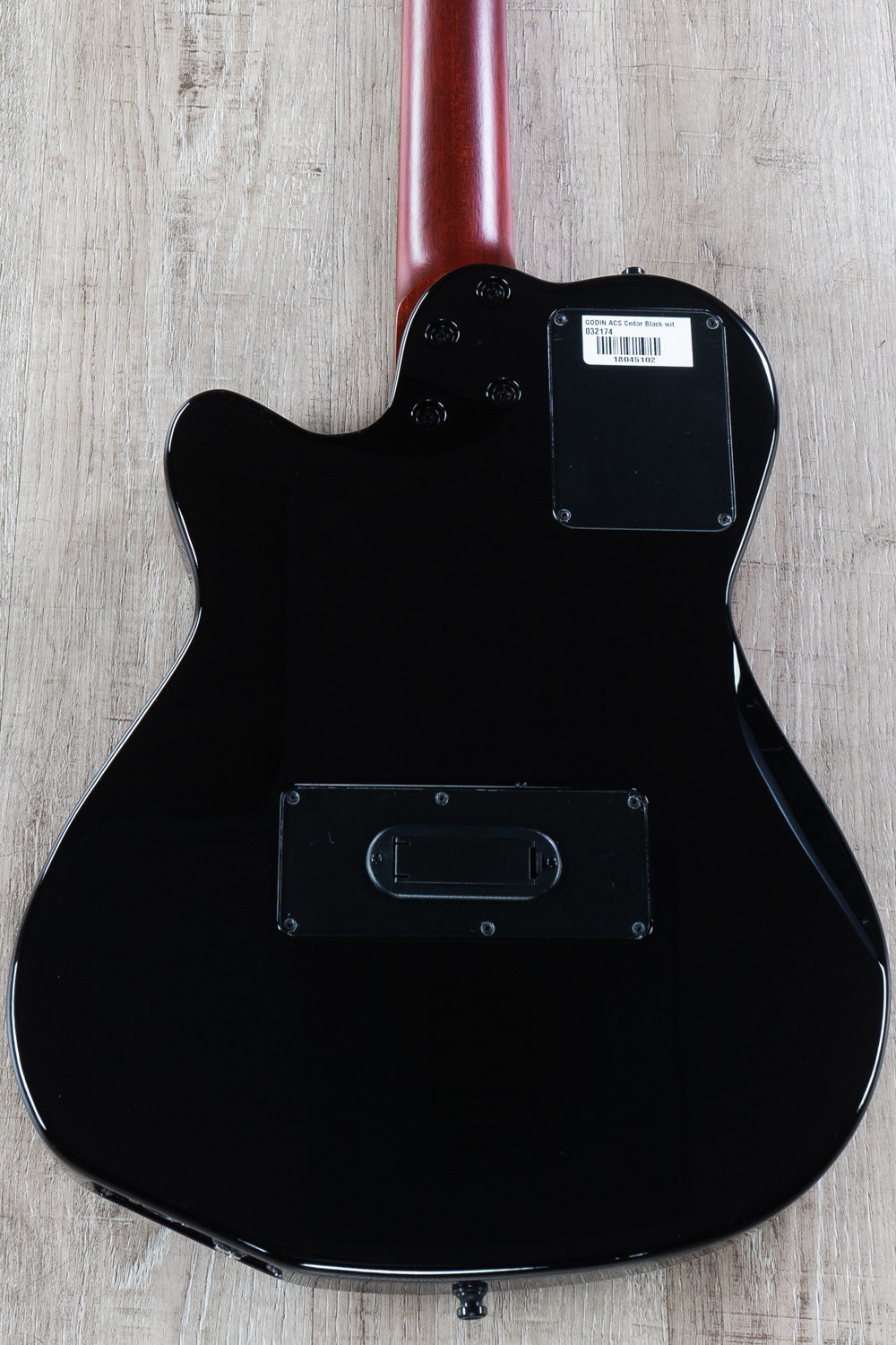 Godin Guitars Multiac ACS Nylon Black HG Acoustic Electric Nylon String Guitar (032174)
