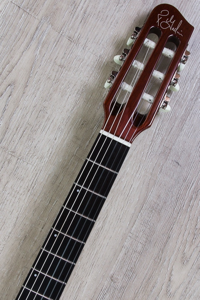 Godin 032181 ACS SLIM Nylon Synth Access, 2-Voice, Narrow Neck Acoustic-Electric Guitar with Bag - Black Pearl HG (Open Box)