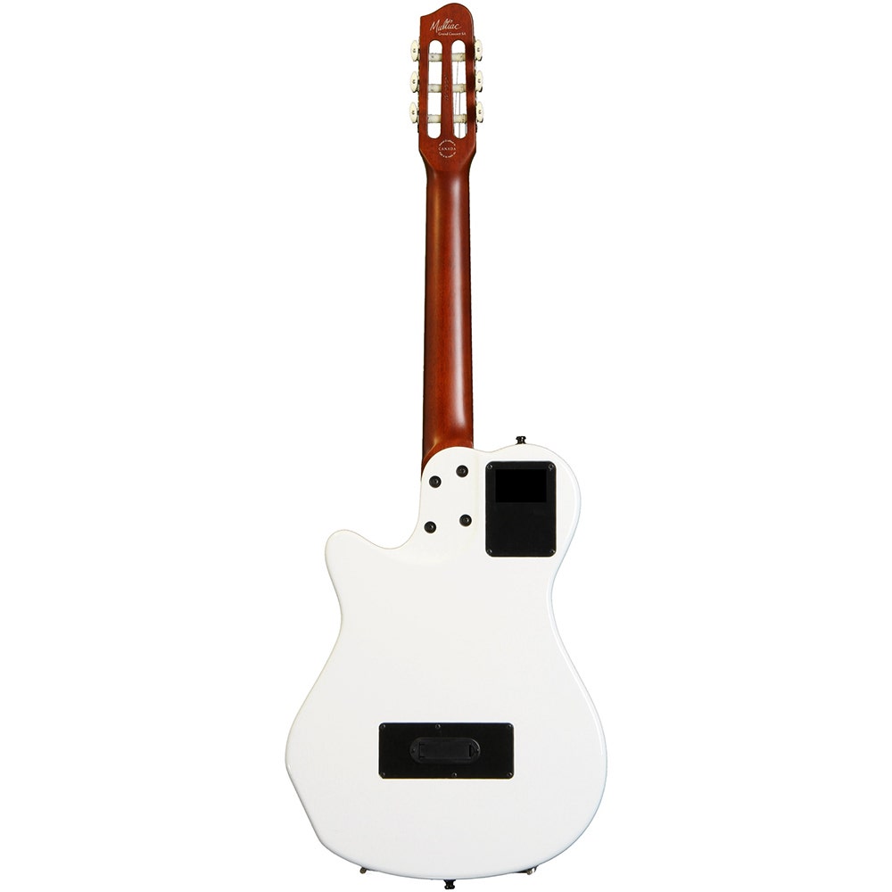 Godin Multiac Grand Concert SA Nylon-string Acoustic-Electric Guitar in White with Gig Bag (B-Stock)