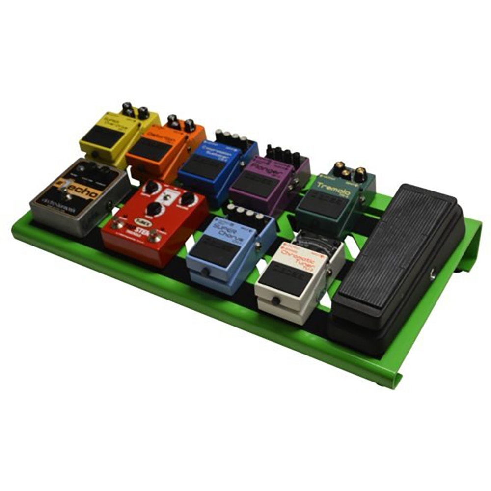Gator Cases GPB-BAK-GR Large Pedal Board with Carry Bag - Green Finish
