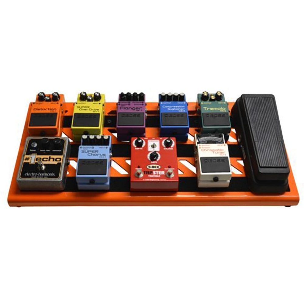 Gator Cases GPB-BAK-OR Large Pedal Board with Carry Bag - British Orange