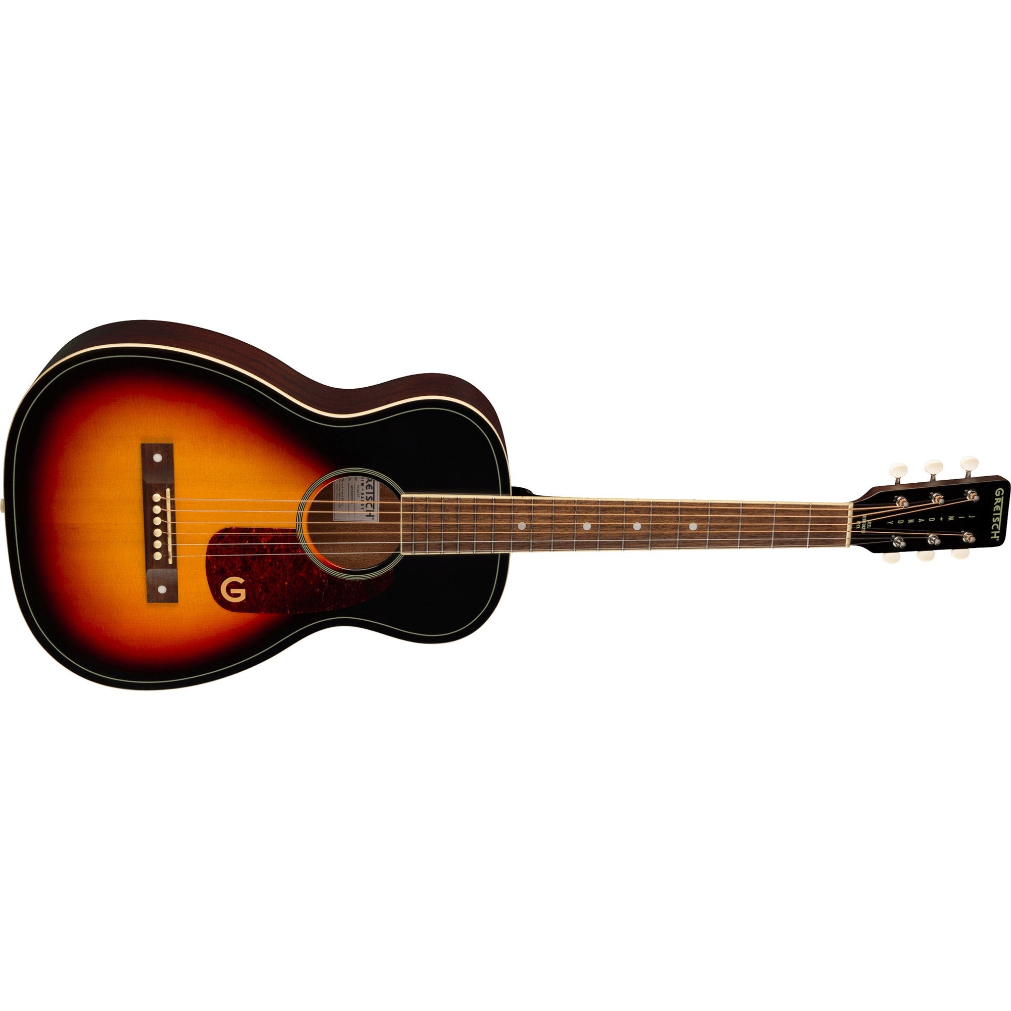 Gretsch Limited Edition Jim Dandy Parlor Solid Top Acoustic Guitar, Heritage Burst