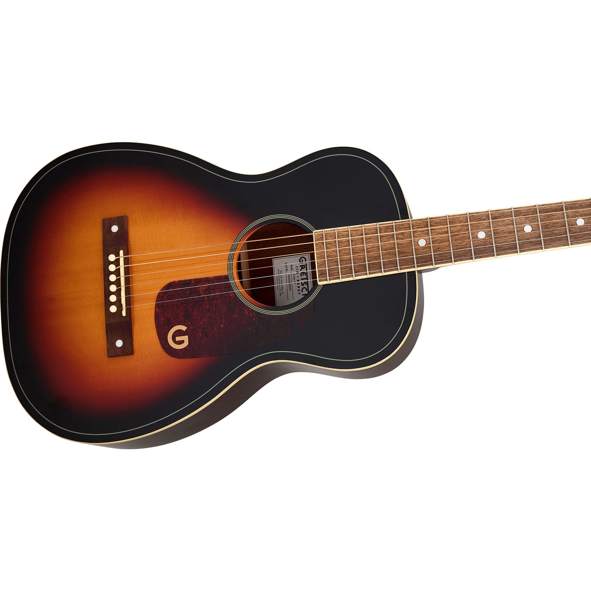 Gretsch Limited Edition Jim Dandy Parlor Solid Top Acoustic Guitar, Heritage Burst