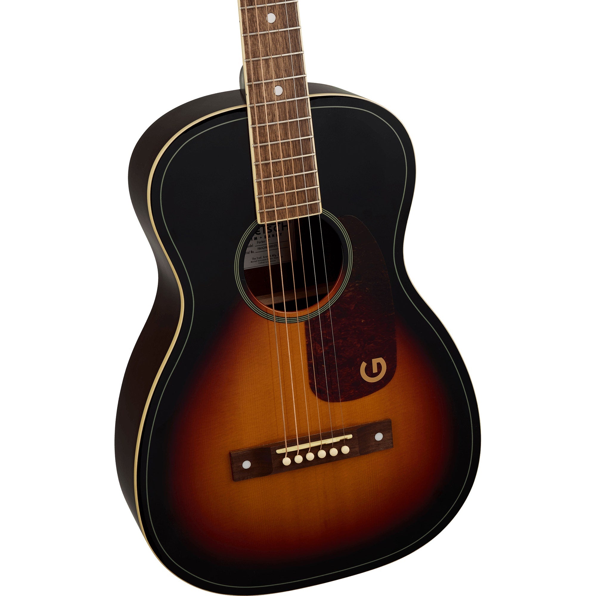Gretsch Limited Edition Jim Dandy Parlor Solid Top Acoustic Guitar, Heritage Burst