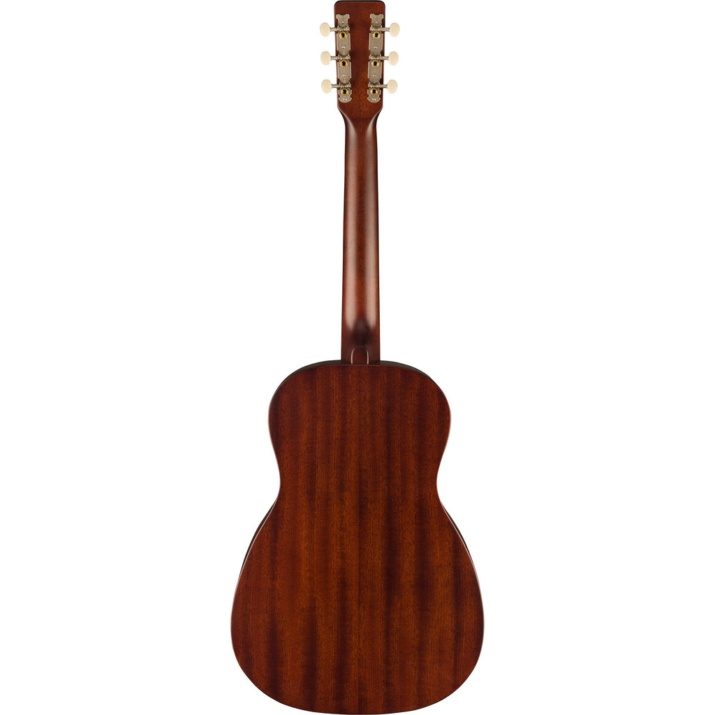 Gretsch Deltoluxe Parlor Acoustic Guitar, Walnut Fretboard, Tortoiseshell Pickguard, Black Top